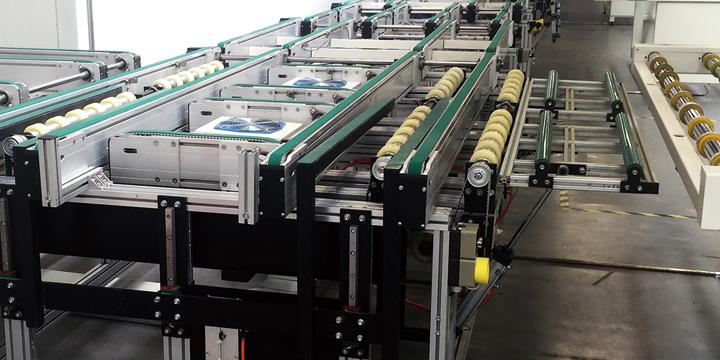 光伏組件制造設備-混進/ 混出定位單元